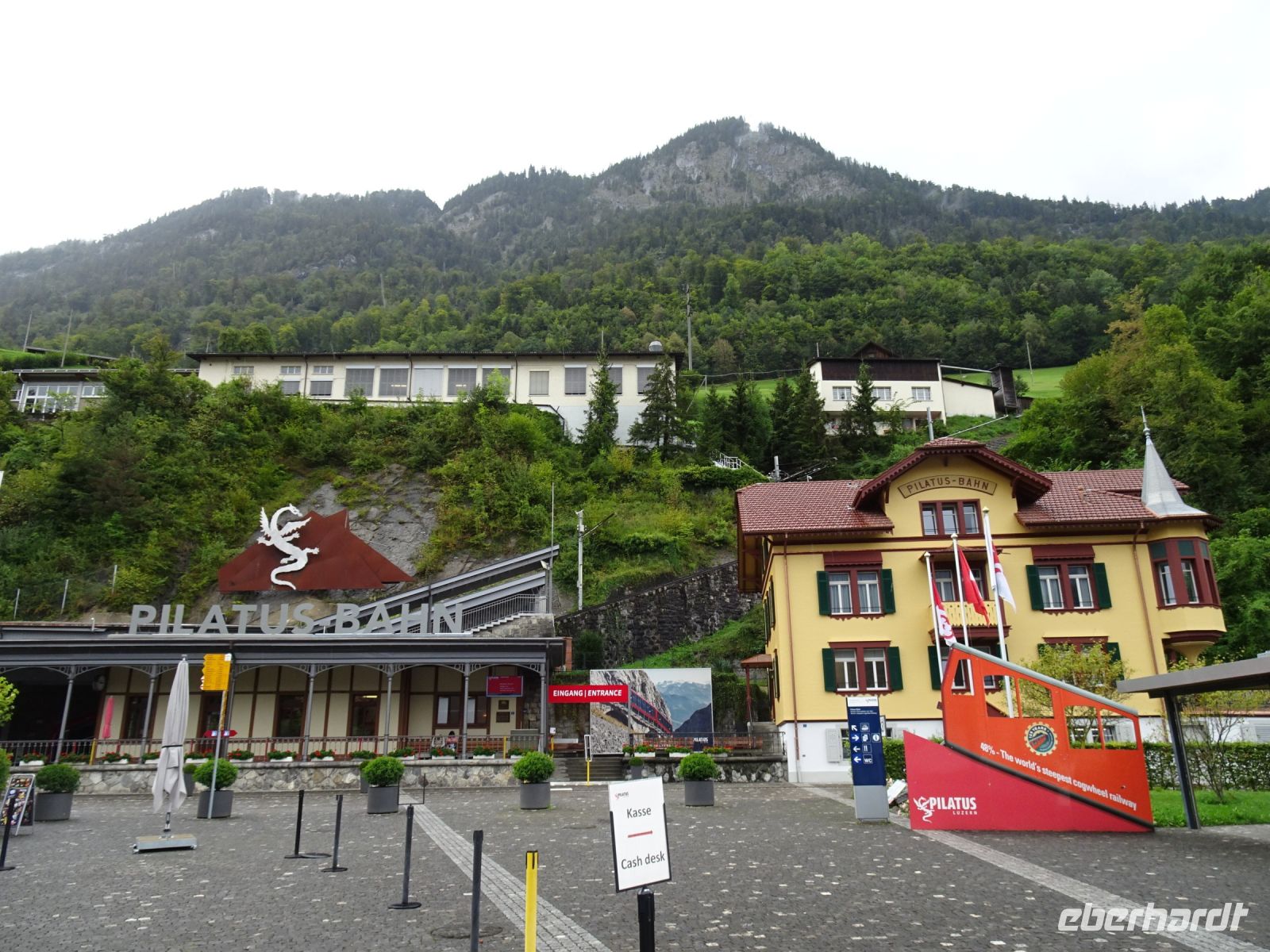 Alpnachstad, Talstation Pilatusbahn