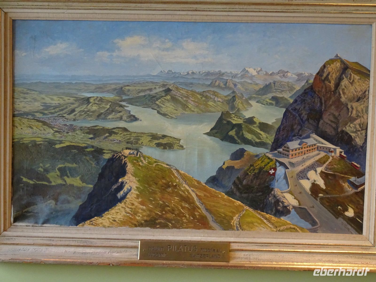 ... mit einem gemalten Blick, den wir nicht hatten...