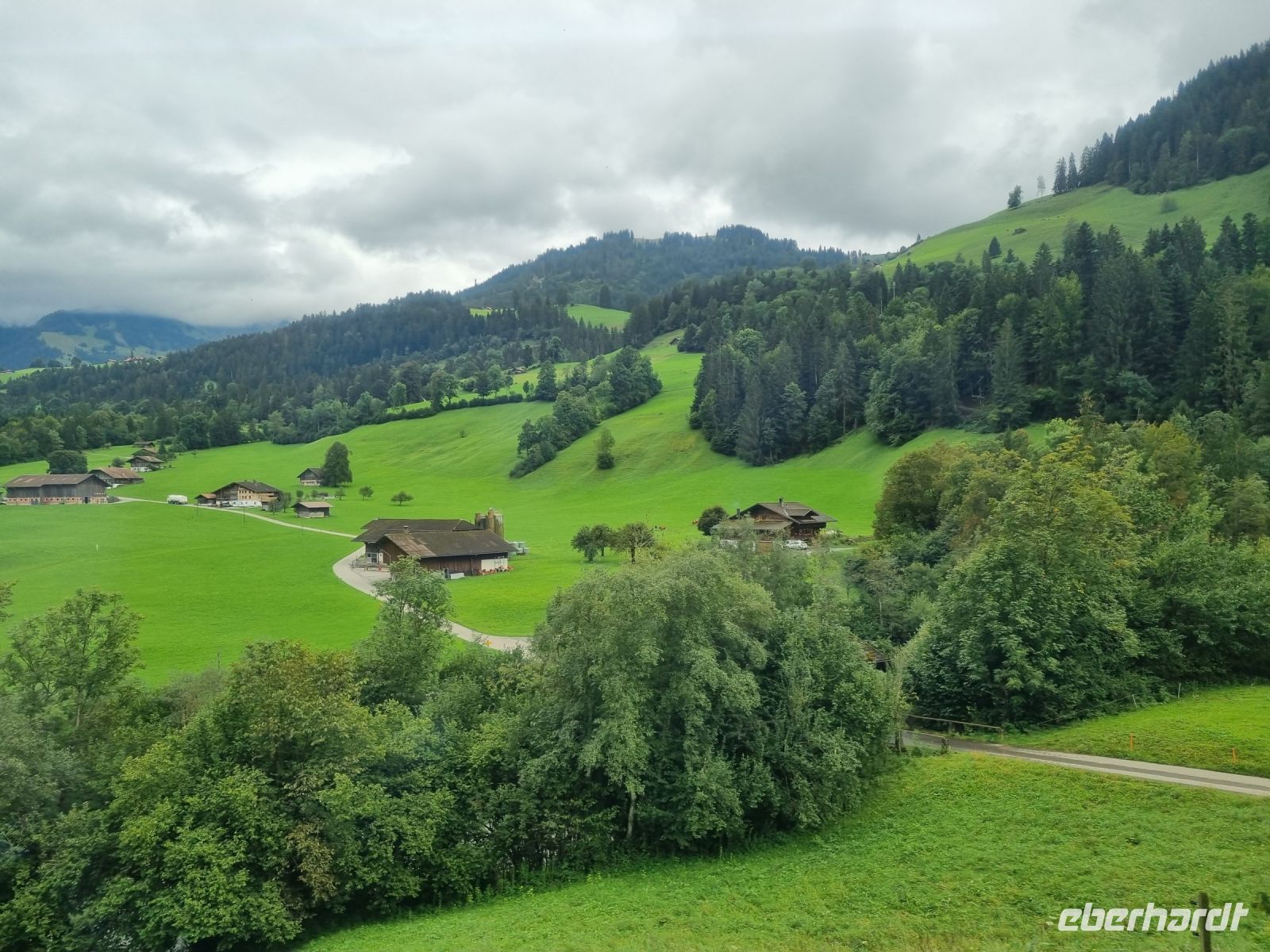 Fahrt von Interlaken nach Zweisimmen... (Simmental)