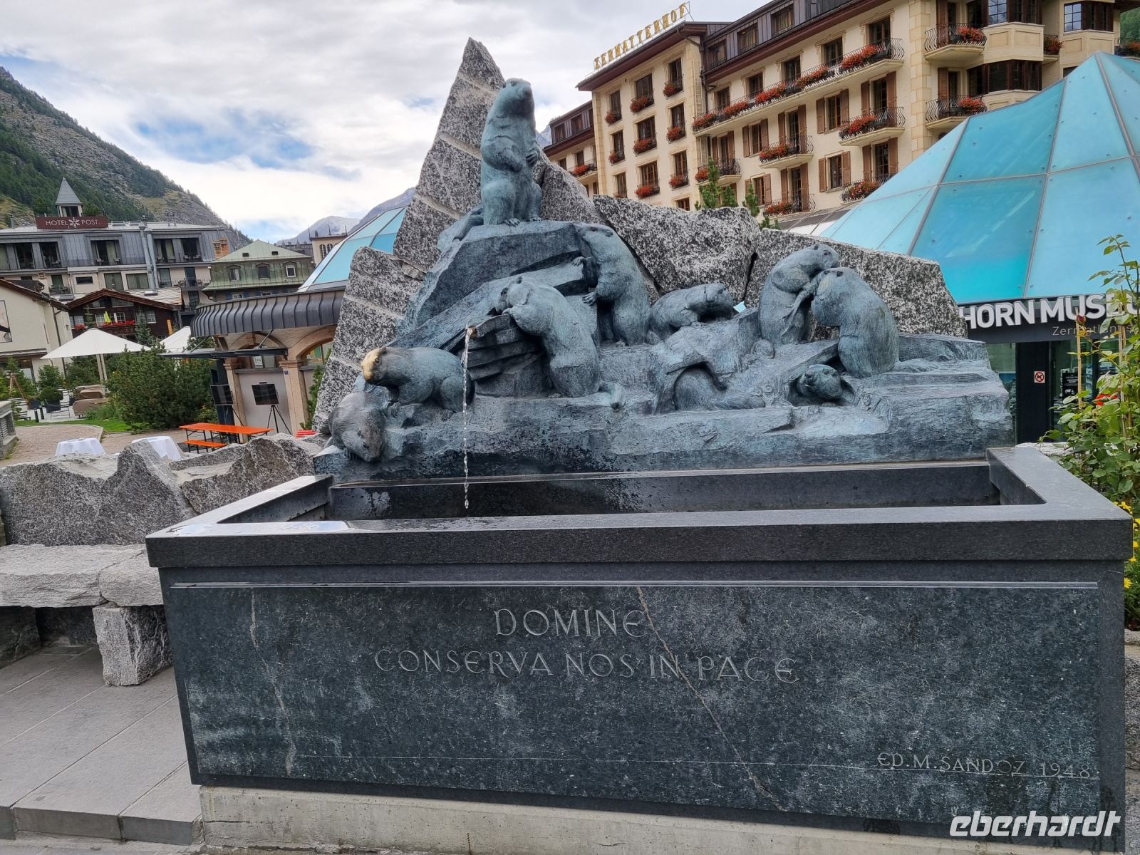 Zermatt - Murmeltierbrunnen
