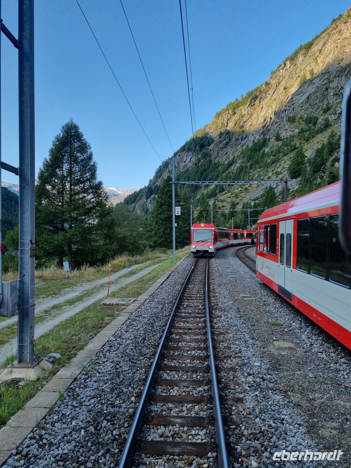 Fahrt mit dem Glacier-Express... - von Zermatt nach Brig (Mattertal)