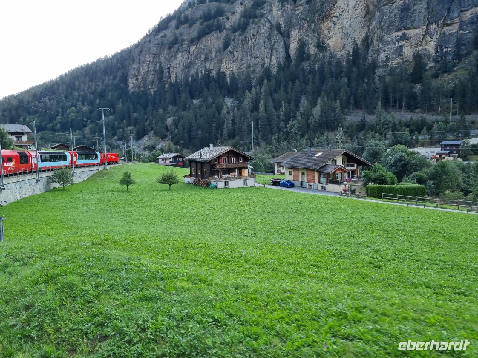 Fahrt mit dem Glacier-Express... - von Zermatt nach Brig (Mattertal)