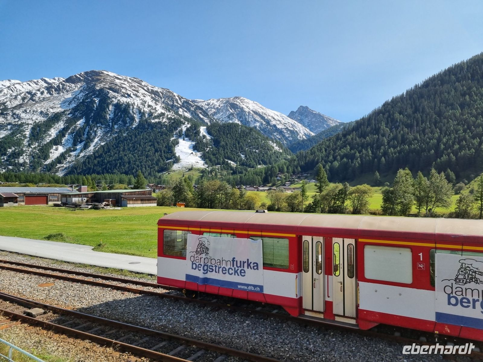 Fahrt mit dem Glacier-Express... - von Brig nach Andermatt (Goms bzw. Oberes Rhonetal - Oberwald)