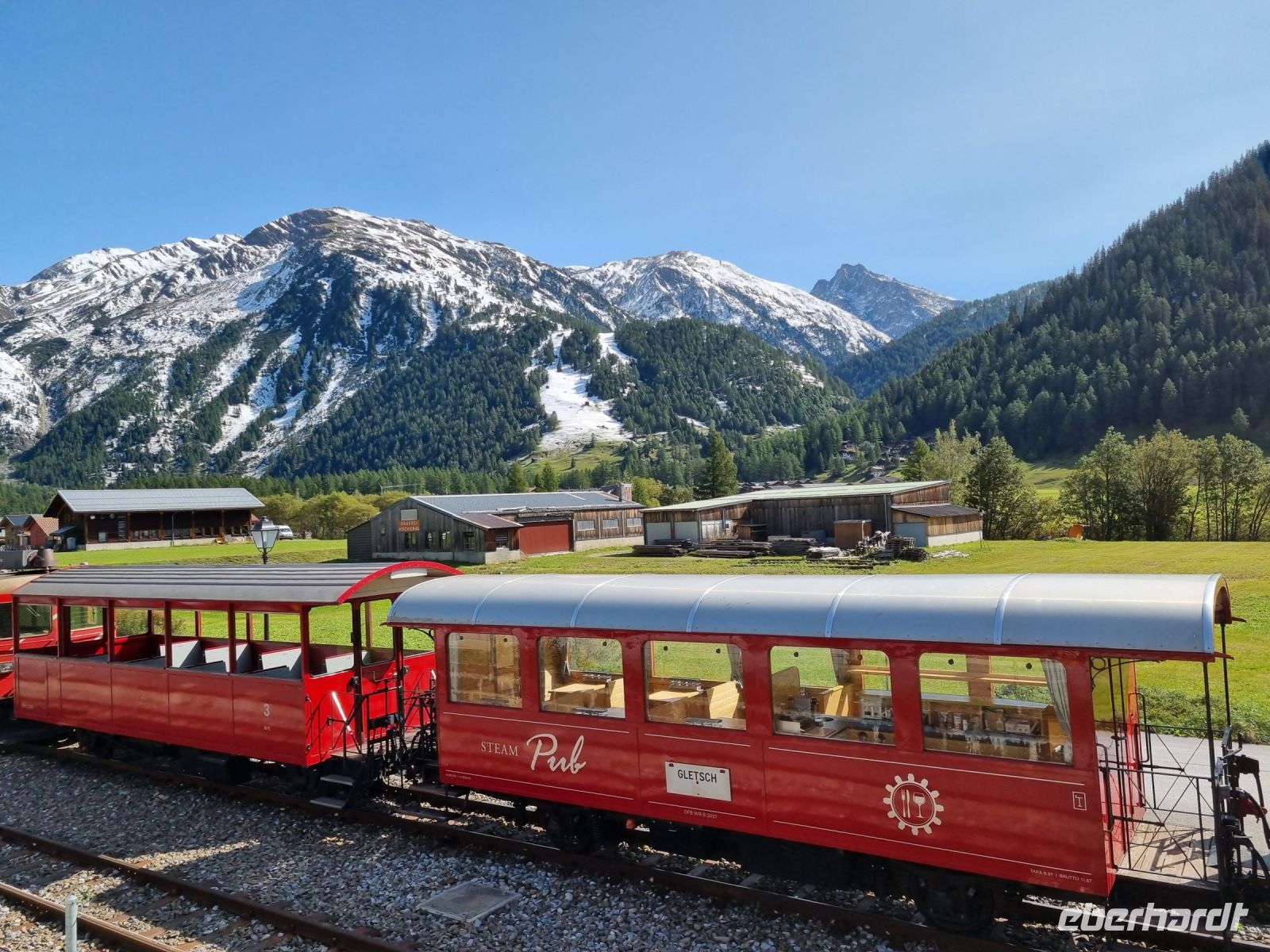 Fahrt mit dem Glacier-Express... - von Brig nach Andermatt (Goms bzw. Oberes Rhonetal - Oberwald)
