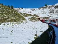 Fahrt mit dem Glacier-Express... - von Andermatt nach Disentis (Auffahrt zum Oberalppass)