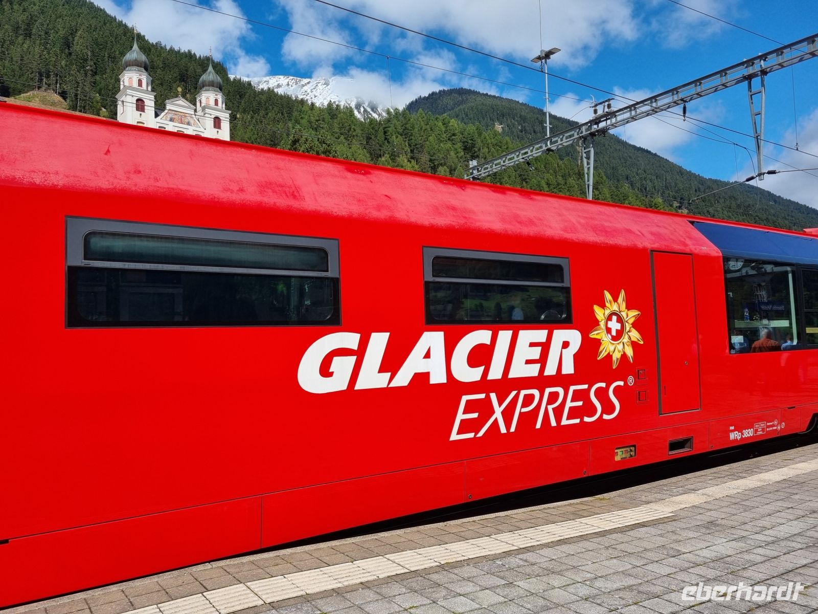 Glacier-Express in Disentis 
