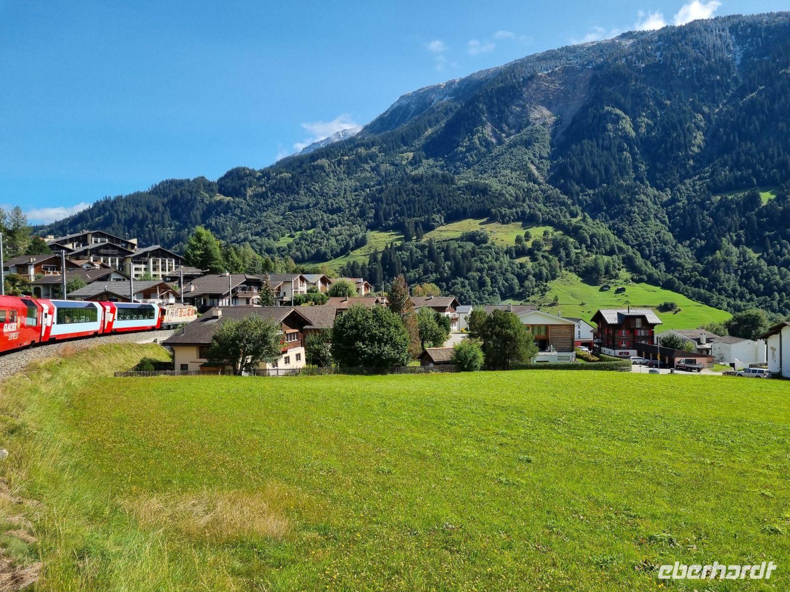 Fahrt mit dem Glacier-Express... - von Disentis nach Chur (Vorderrheintal)
