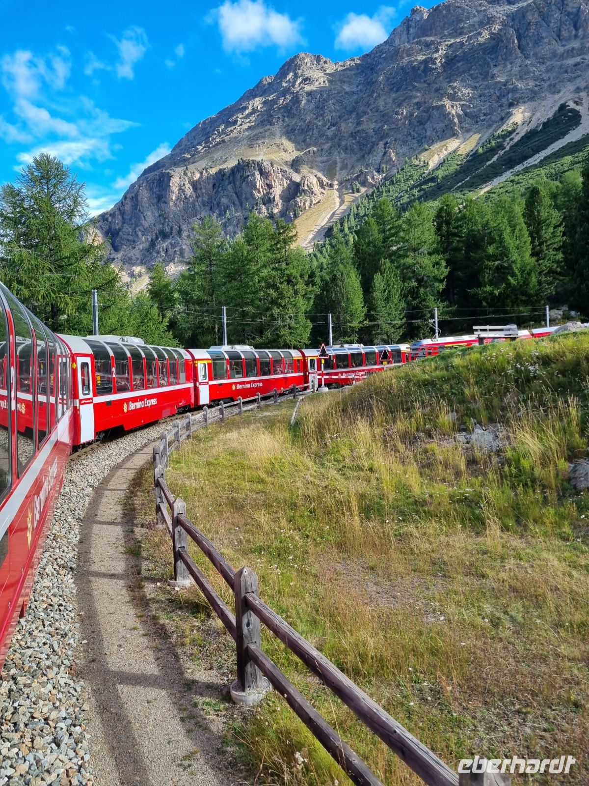 Fahrt mit dem Bernina-Express... 
