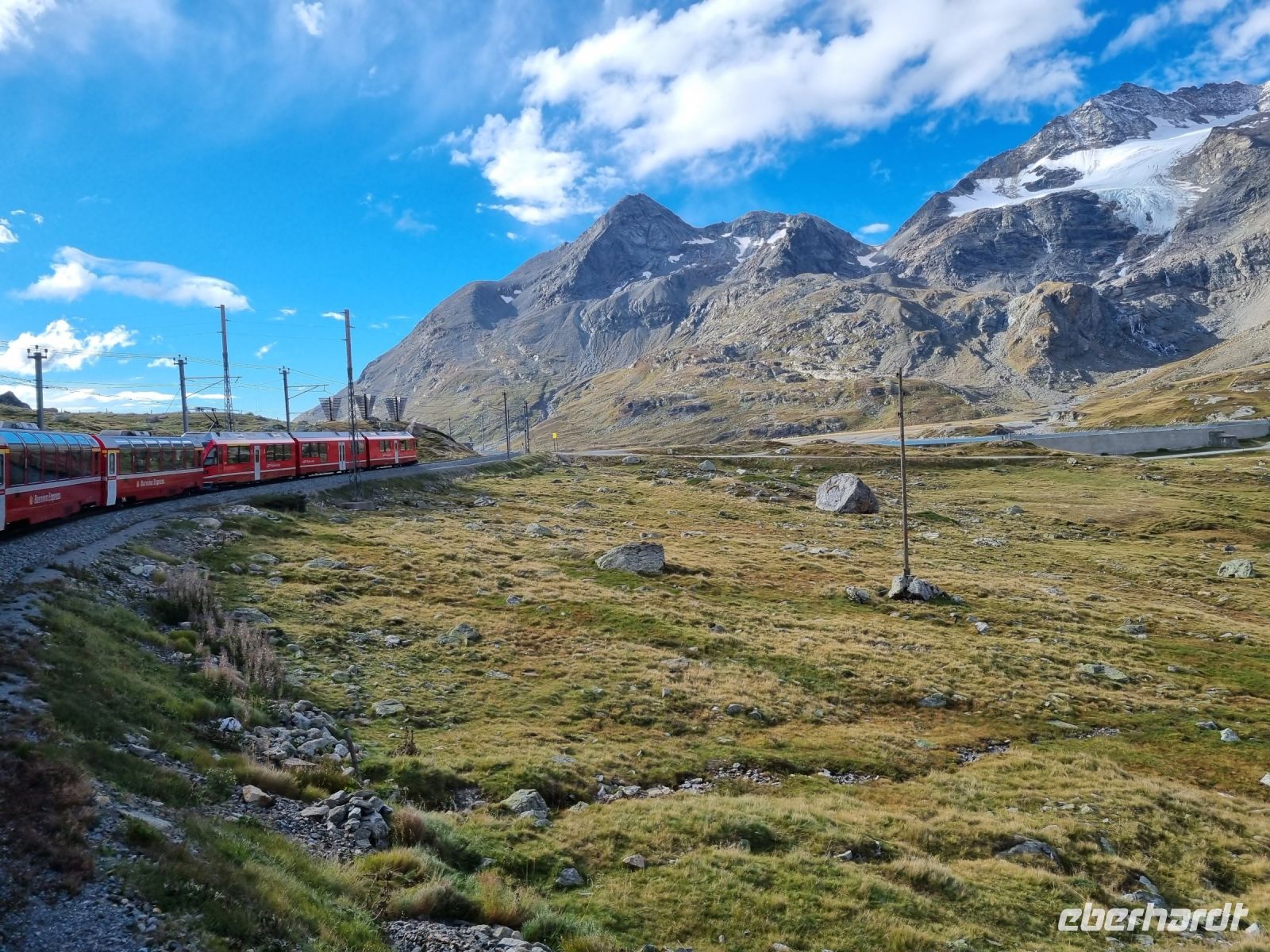 Fahrt mit dem Bernina-Express...