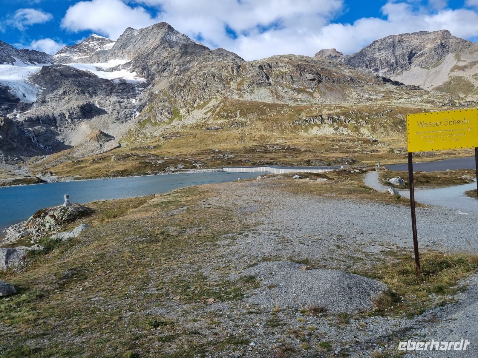 Fahrt mit dem Bernina-Express... - Wasserscheide Adriatisches-Schwarzes Meer