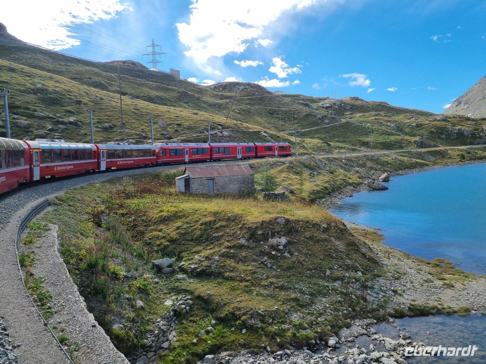 Fahrt mit dem Bernina-Express... - Lago Bianco