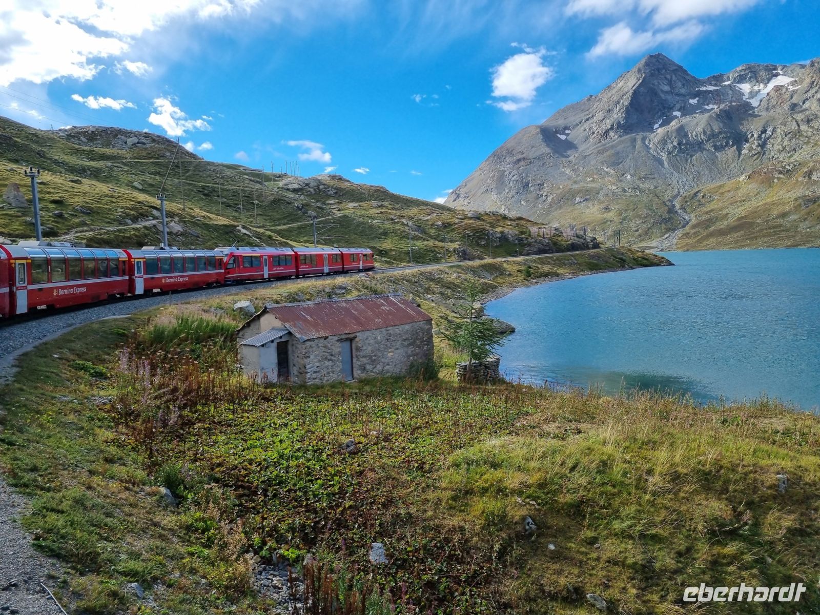 Fahrt mit dem Bernina-Express... - Lago Bianco
