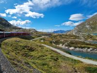 Fahrt mit dem Bernina-Express... - Lago Bianco