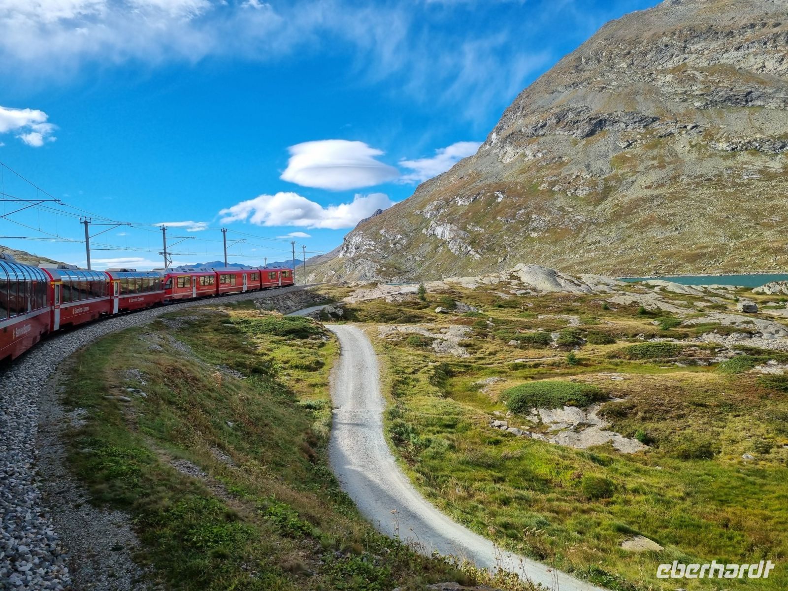 Fahrt mit dem Bernina-Express... - Lago Bianco