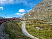Fahrt mit dem Bernina-Express... - Lago Bianco