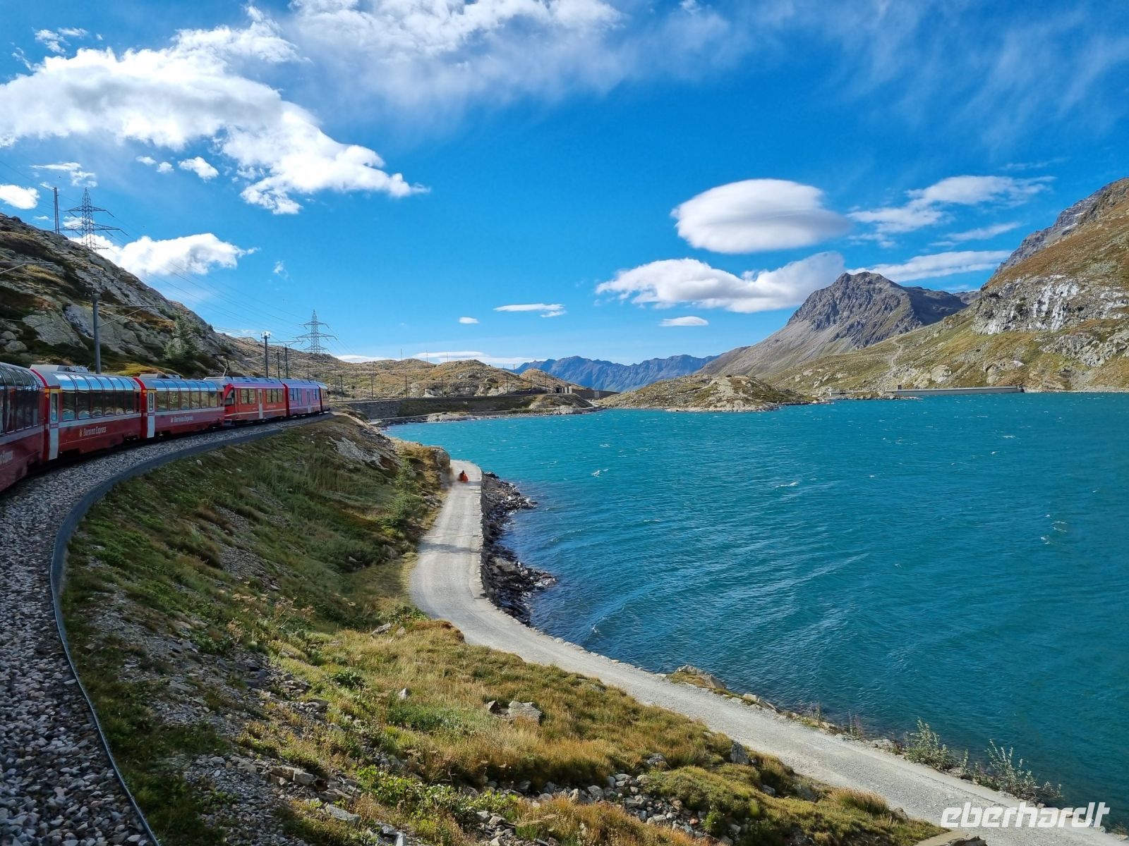 Fahrt mit dem Bernina-Express... - Lago Bianco