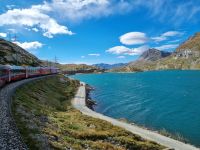 Fahrt mit dem Bernina-Express... - Lago Bianco