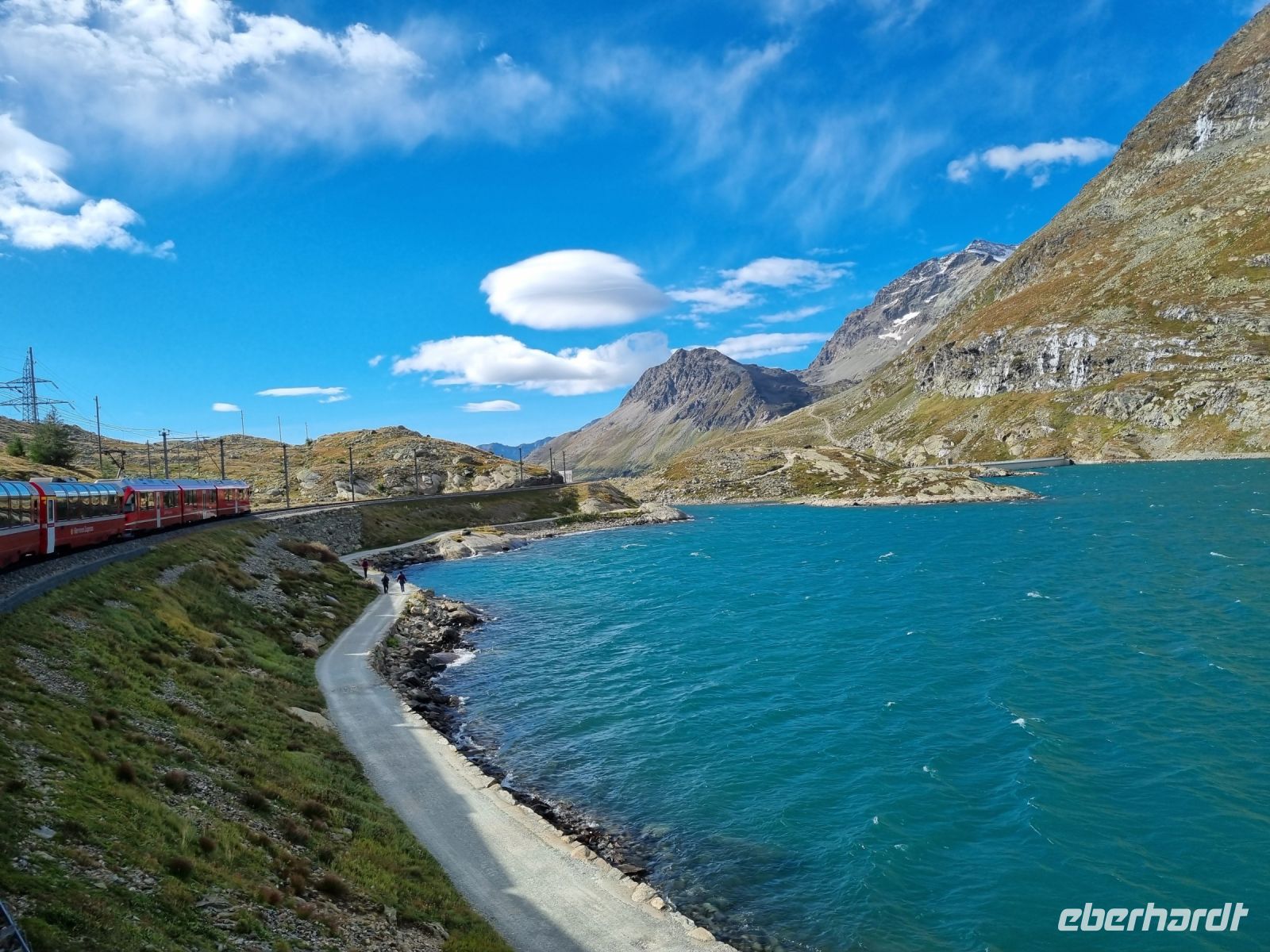 Fahrt mit dem Bernina-Express... - Lago Bianco