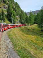 Fahrt mit dem Bernina-Express...