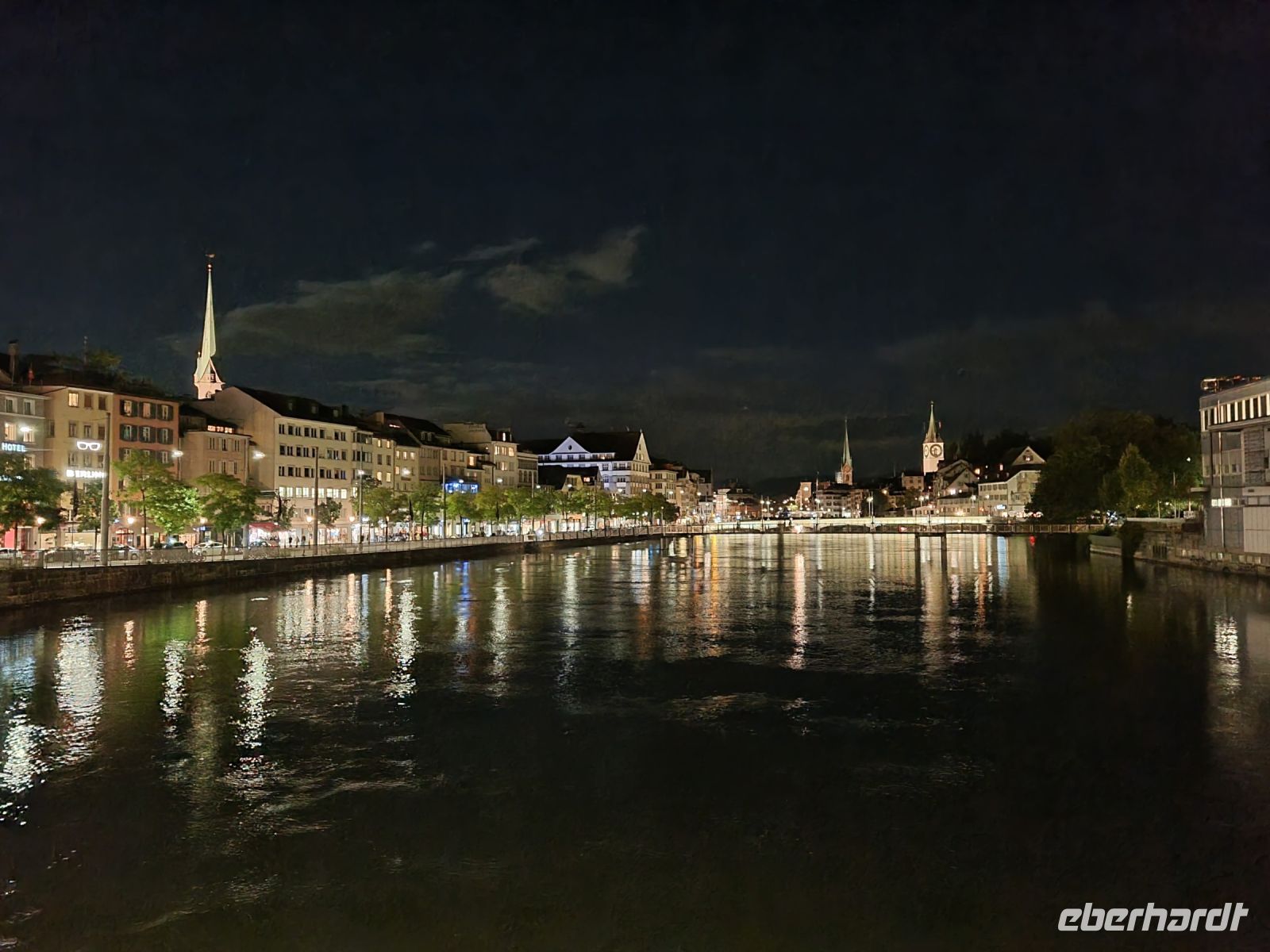 Abendstimmung in Zürich 
