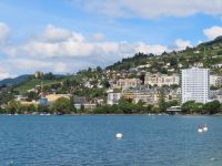 103 Montreux Uferpromenade - Blick auf dei Stadt