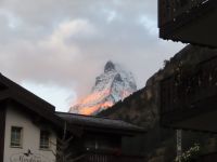 256 Zermatt - Sonnenaufgang am Matterhorn