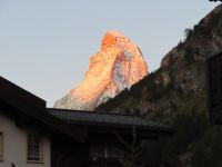 298 Zermatt - Der 2. Sonnenaufgang am Matterhorn