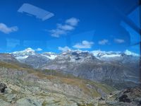 318 Zermatt - Ausflug auf das Kleine Matterhorn - Fahrt von Furi nach Trockener Steg