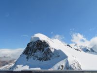 350 Zermatt -Auf dem Kleine Matterhorn - das Breithorn
