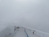 353 Zermatt -Auf dem Kleine Matterhorn - Wolken ziehen über den Berg