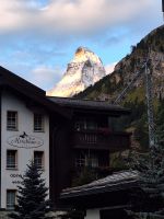372  Zermatt - Nochmals grüßt zum Abschied das Matterhorn