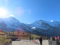 408 Ausflug auf das Jungfraujoch - Kleine Scheidegg - Blick zu Mönch und Jungfrau
