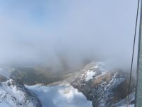 420 Ausflug auf das Jungfraujoch -Blick von der Shpinx - leider kaum Sicht