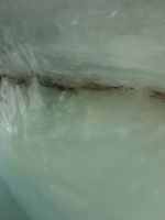 434 Ausflug auf das Jungfraujoch - Eispalast - eine Schicht Sägespäne die im Jahr 1947 auf den Gletscher aufgebracht wurde, um ihn vor Hitze zu schützen