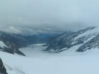 436 Ausflug auf das Jungfraujoch - Blick auf den Aletschgletscher
