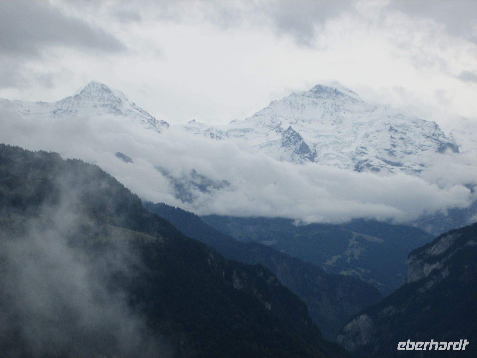 freier Blick auf die Jungfraustation  / Jungfrau
