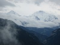 freier Blick auf die Jungfraustation  / Jungfrau