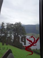 Der Drachen begleitet uns auf den Drachenberg, den Pilatus