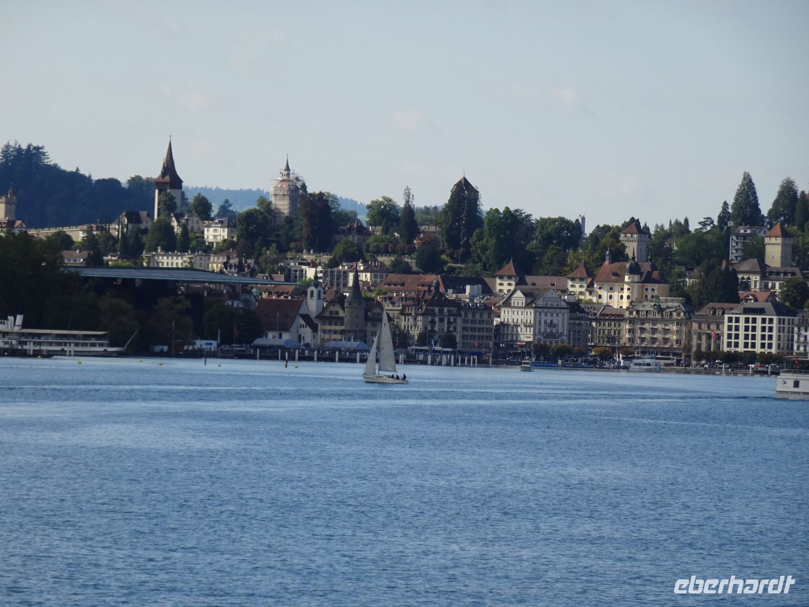 Blick auf die Altstadt von Luzern...