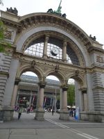 Luzern, Portal des ehemaligen Hauptbahnhofes