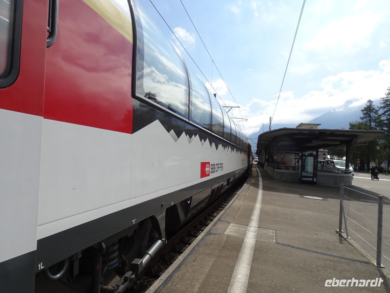 Flüelen, Gotthard Panorama Express...