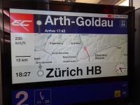 Fahrt durch den Gotthard-Basistunnel mit 230 km/h