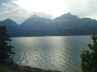 Trassierung am Ufer des Vierwaldstätter Sees