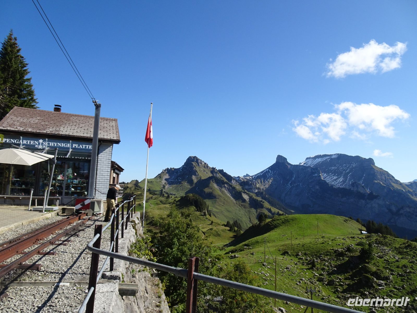 ... Ankunft auf der Schynige Platte...