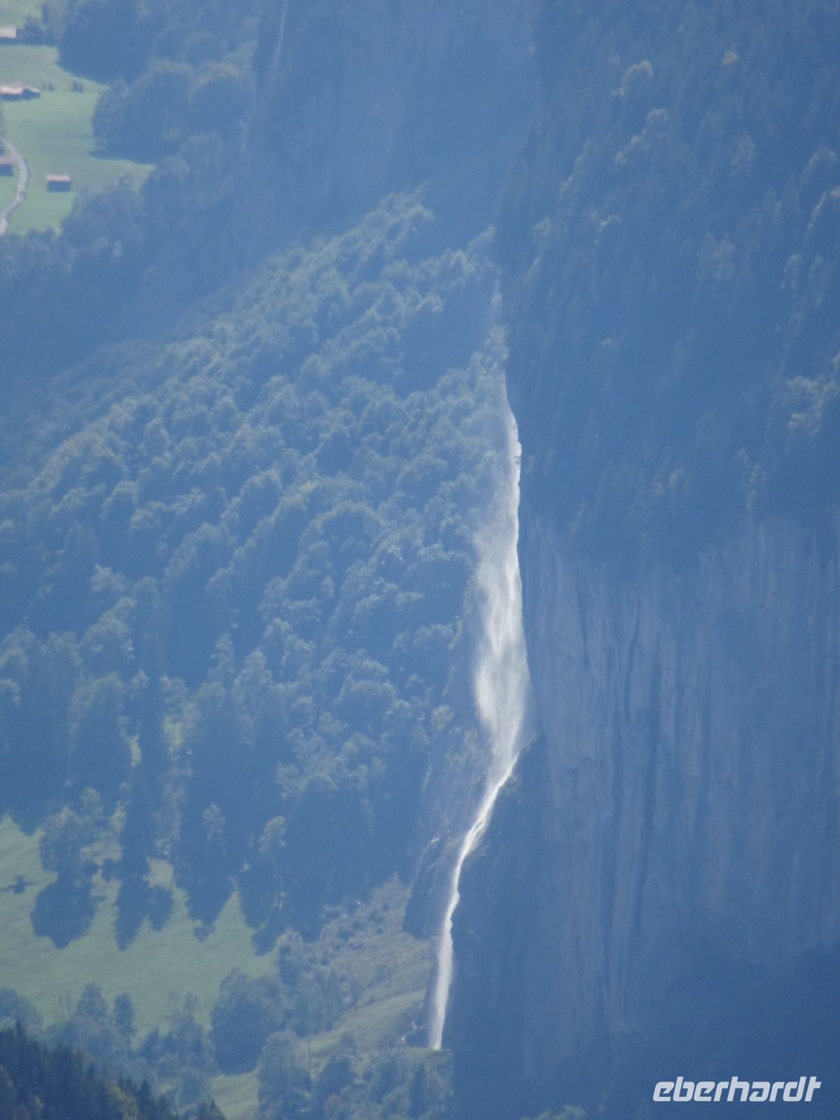 ... den schon von Goethe erwähnten Staubbachwasserfall...