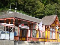 Brienz - Talstation der Brienzer Rothornbahn...