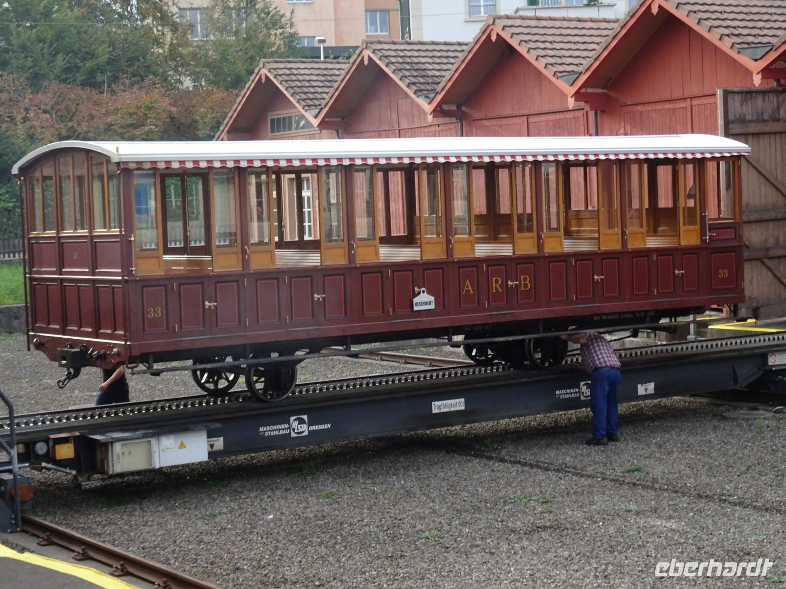 Arth-Rigibahn - unser Zug wird zusammengestellt...