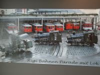 Lokparade vor dem Depot in Vitznau...