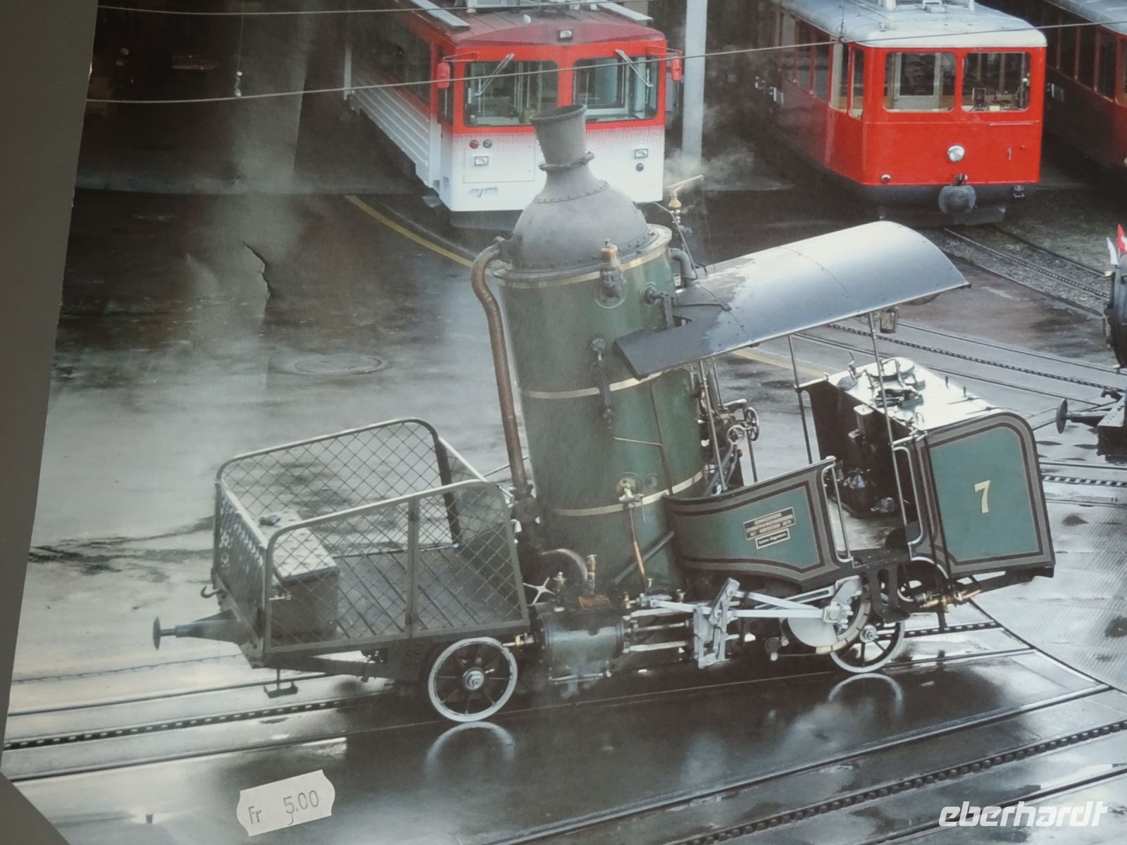 ... mit der legendären Lok Nr. 7 ...