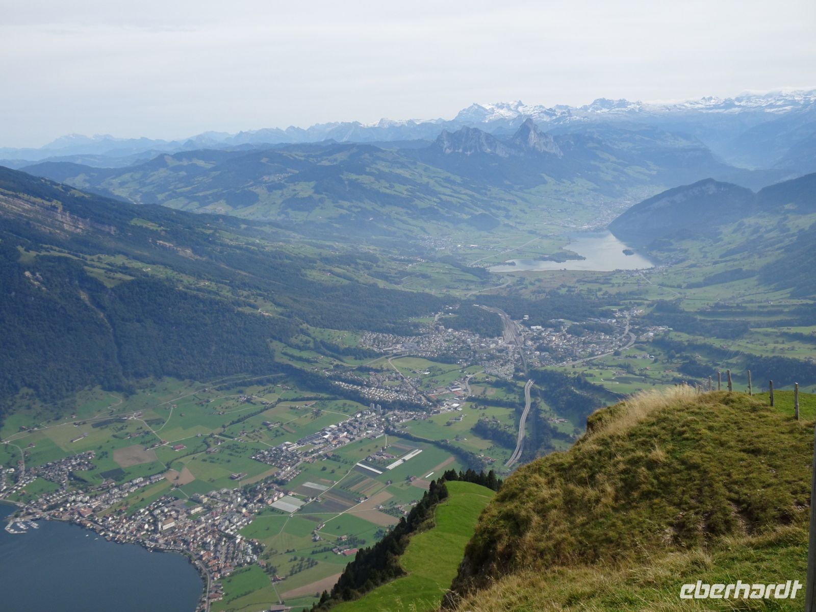 ... Blick auf Arth-Goldau ...
